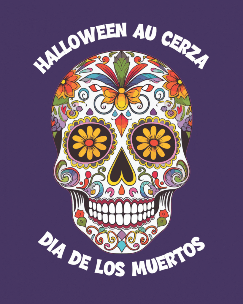 CERZA fête halloween façon dia de los muertos