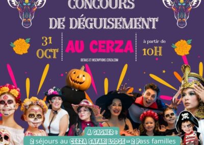 Concours de déguisement pour Halloween au CERZA